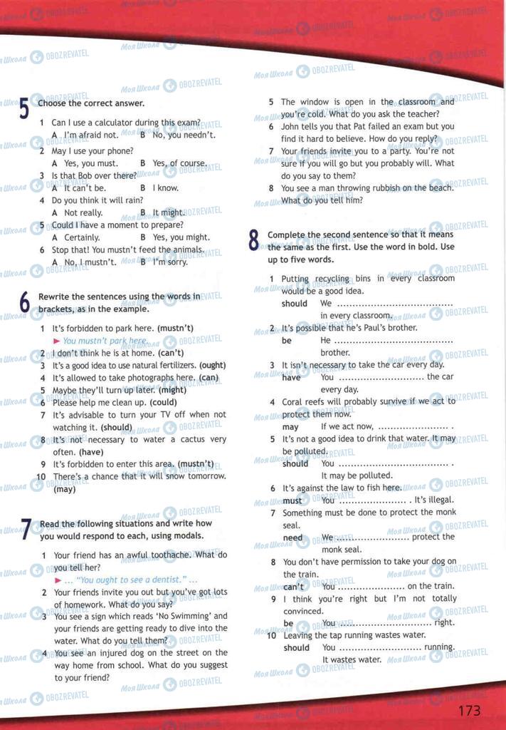 Підручники Англійська мова 10 клас сторінка  173