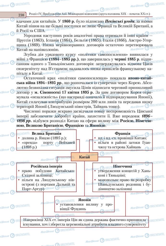 Підручники Всесвітня історія 9 клас сторінка 238