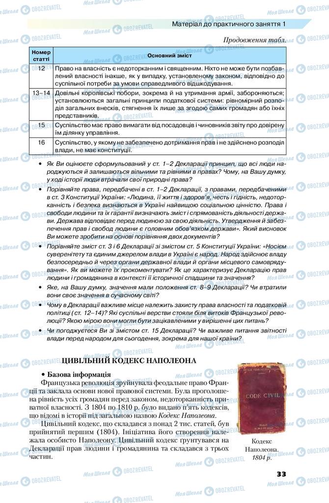 Підручники Всесвітня історія 9 клас сторінка 33