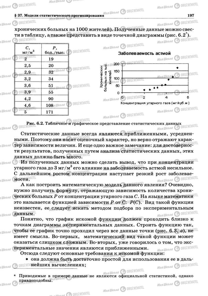 Учебники Информатика 10 класс страница 197