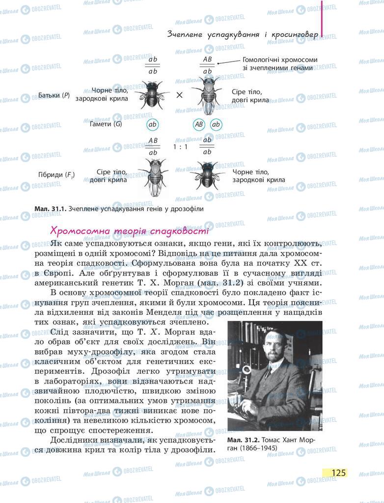 Підручники Біологія 9 клас сторінка 125