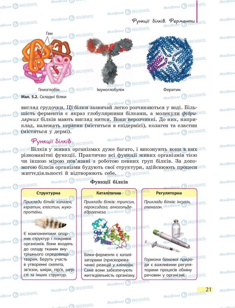 Учебники Биология 9 класс страница 21