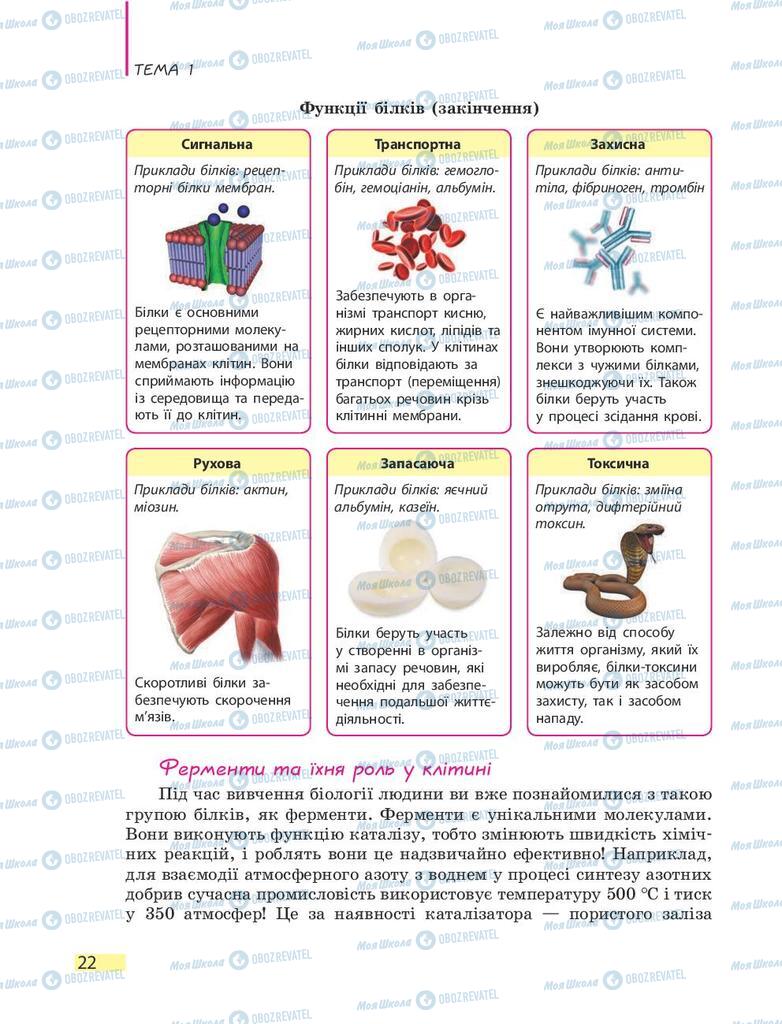 Учебники Биология 9 класс страница 22