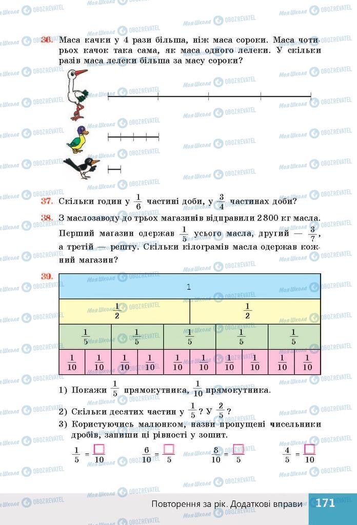 Учебники Математика 4 класс страница  171