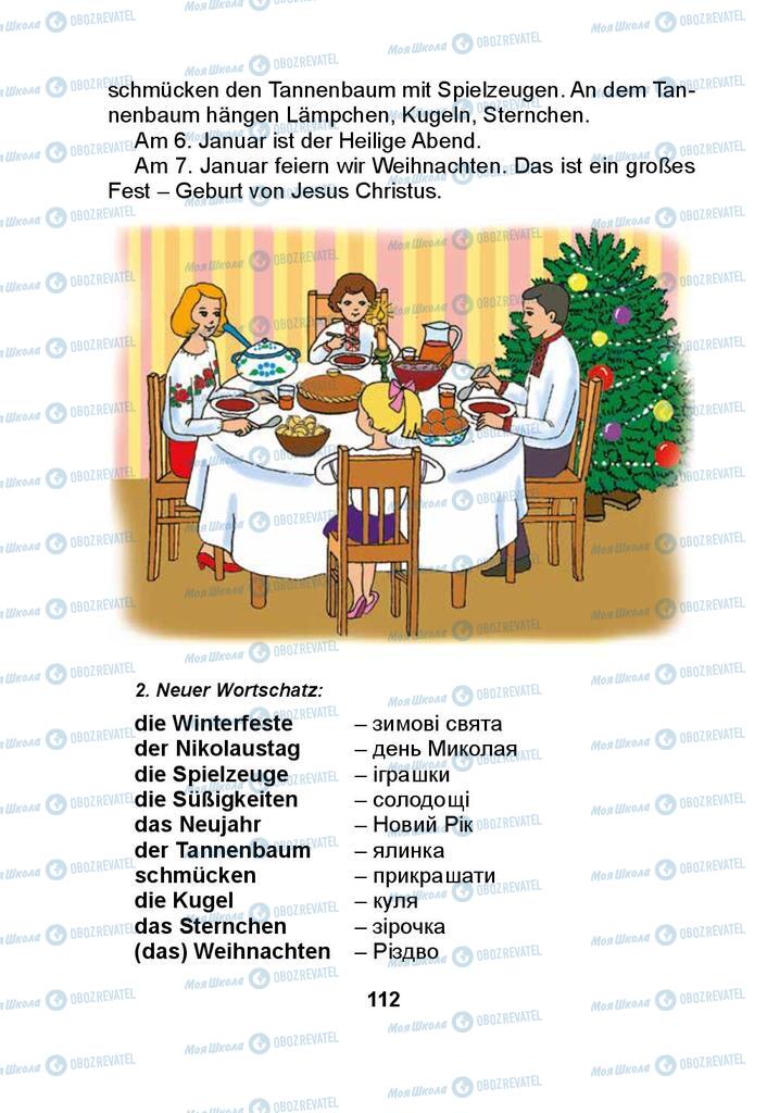 Підручники Німецька мова 3 клас сторінка 112