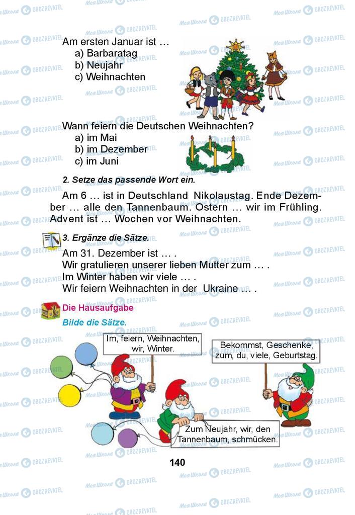 Підручники Німецька мова 3 клас сторінка 140
