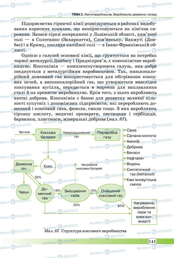 Підручники Географія 9 клас сторінка 141