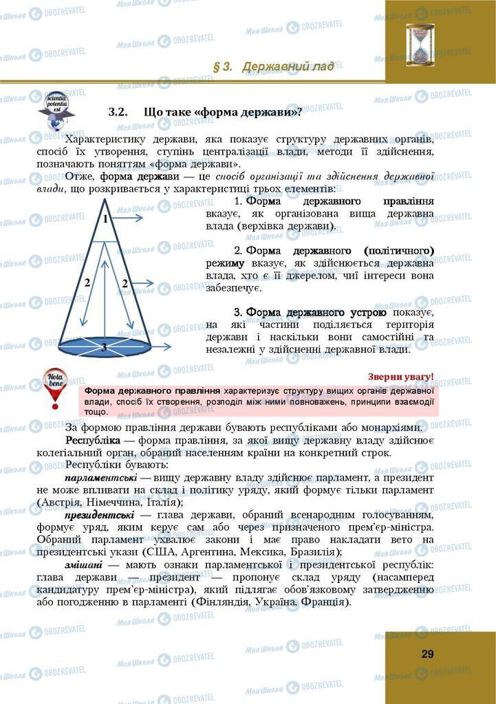 Підручники Правознавство 9 клас сторінка 29