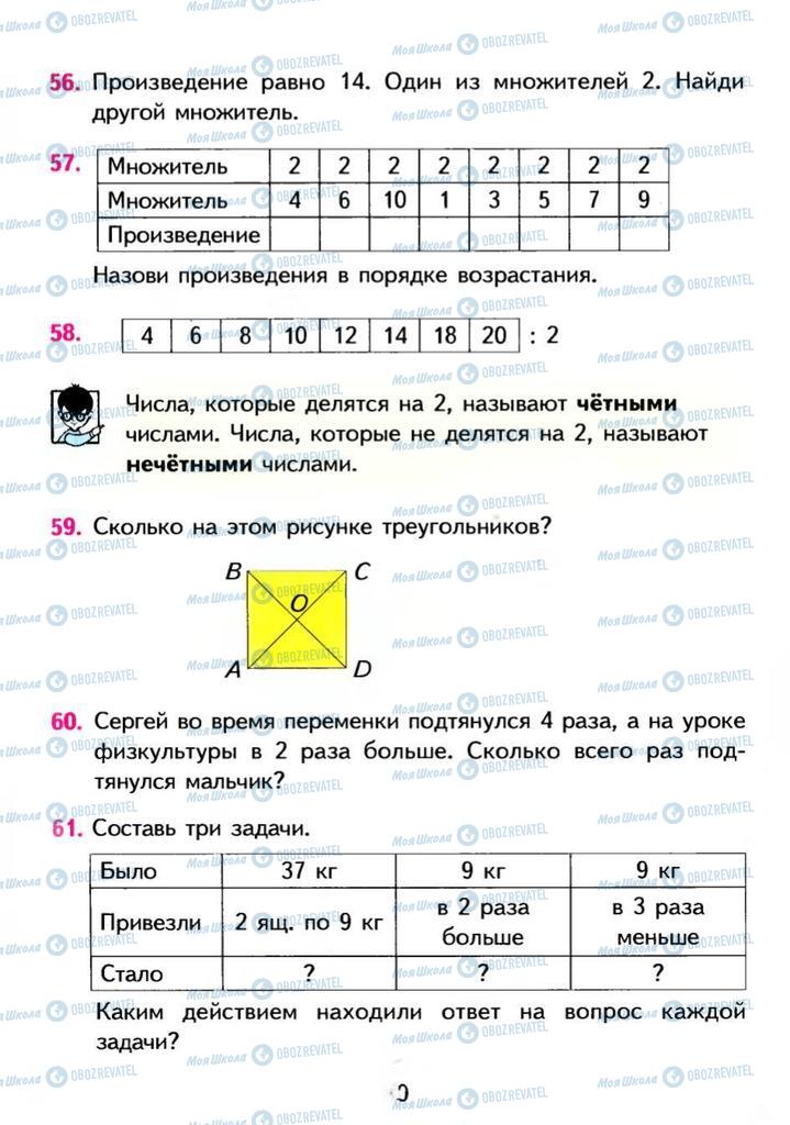 Учебники Математика 3 класс страница 50