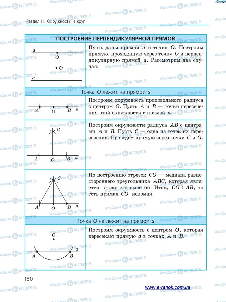 Підручники Геометрія 7 клас сторінка 180