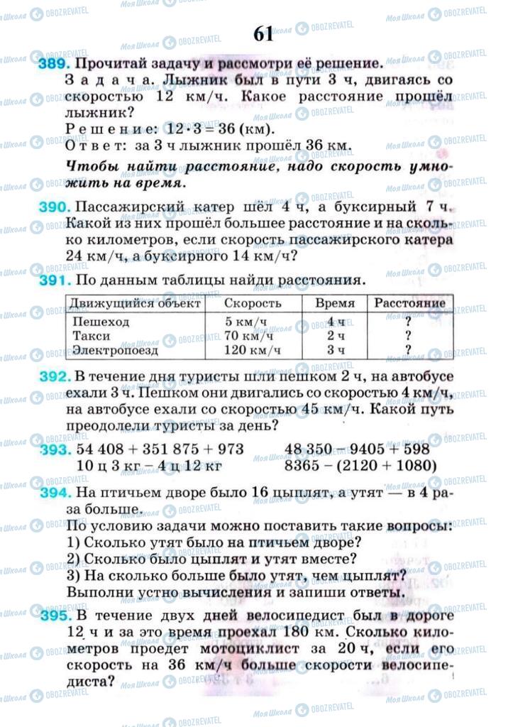 Підручники Математика 4 клас сторінка 61