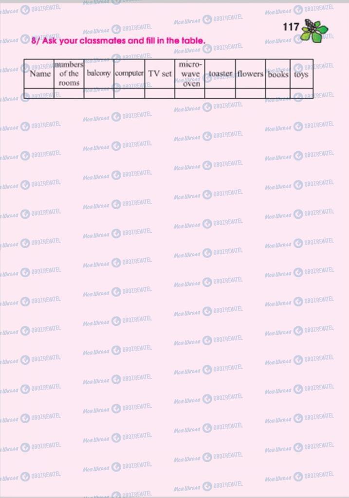 Підручники Англійська мова 4 клас сторінка 117