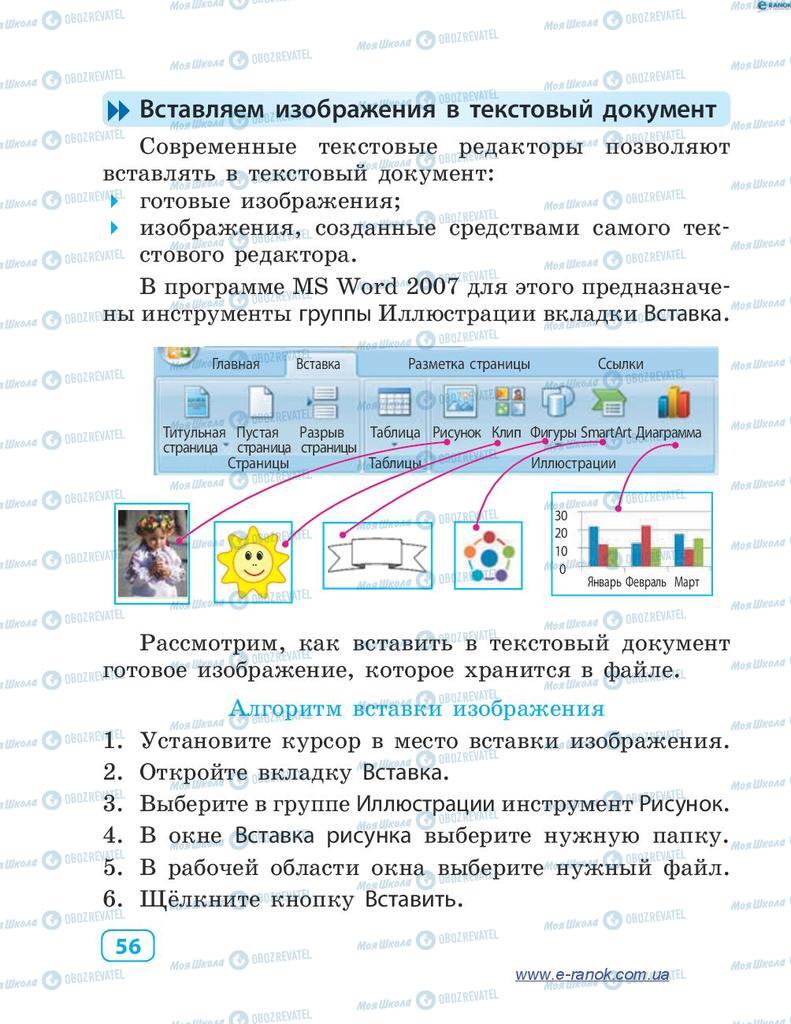 Підручники Інформатика 4 клас сторінка 56