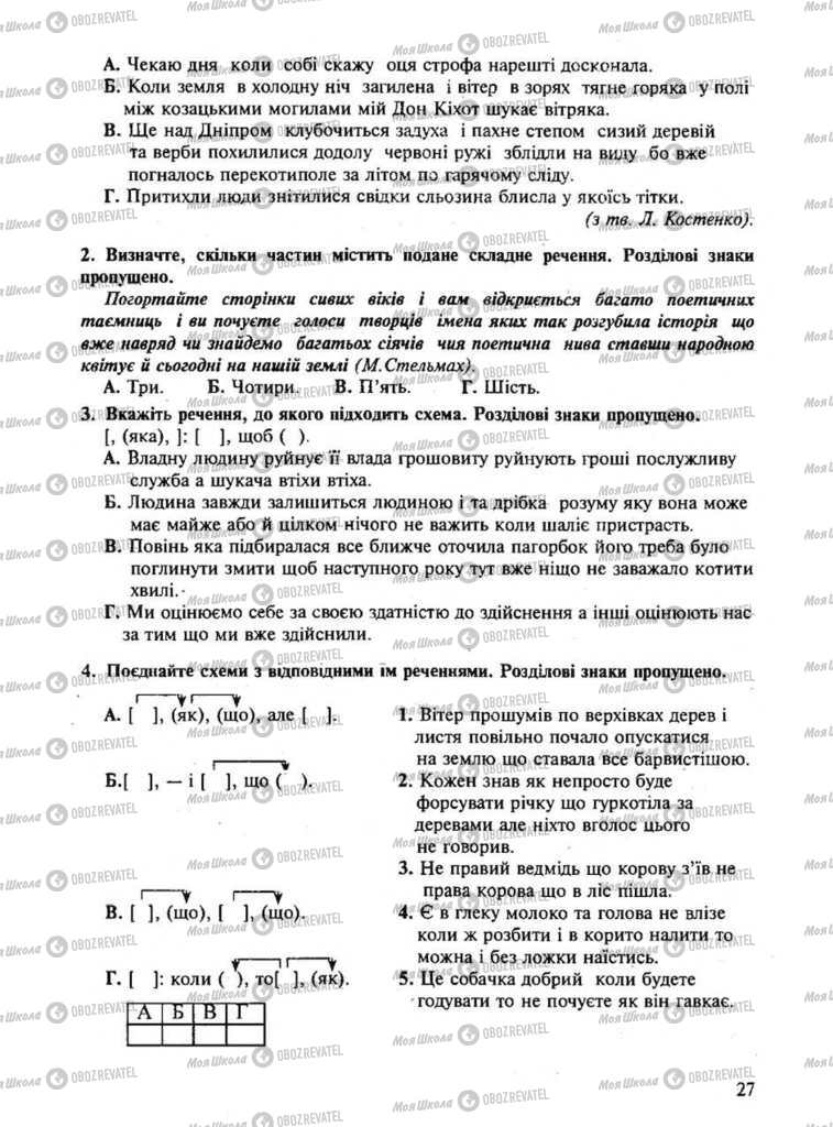 Підручники Українська мова 9 клас сторінка 27