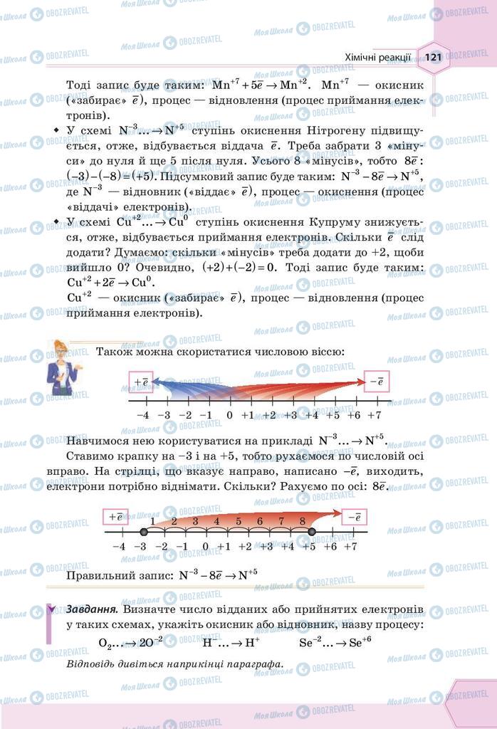 Підручники Хімія 9 клас сторінка 121