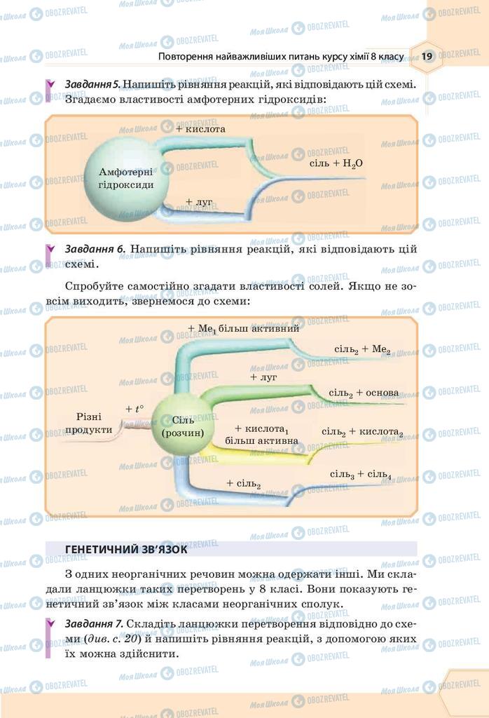 Учебники Химия 9 класс страница 19