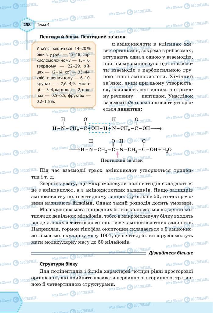 Учебники Химия 9 класс страница 258