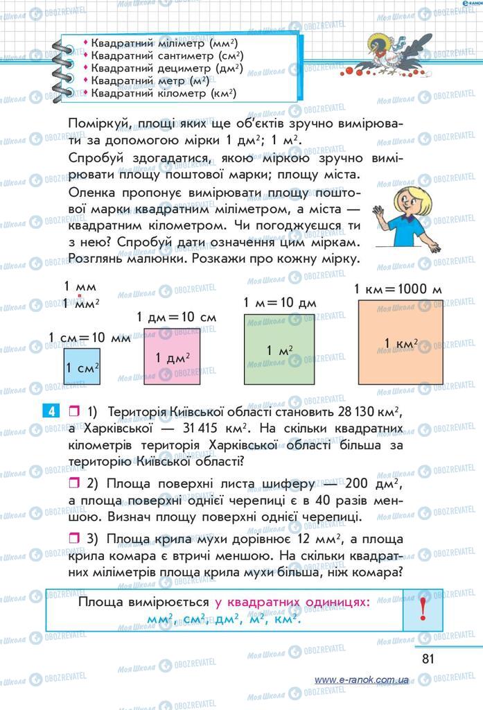 Підручники Математика 4 клас сторінка  81