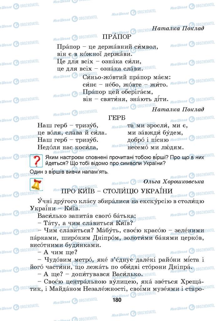 Підручники Українська мова 4 клас сторінка 180