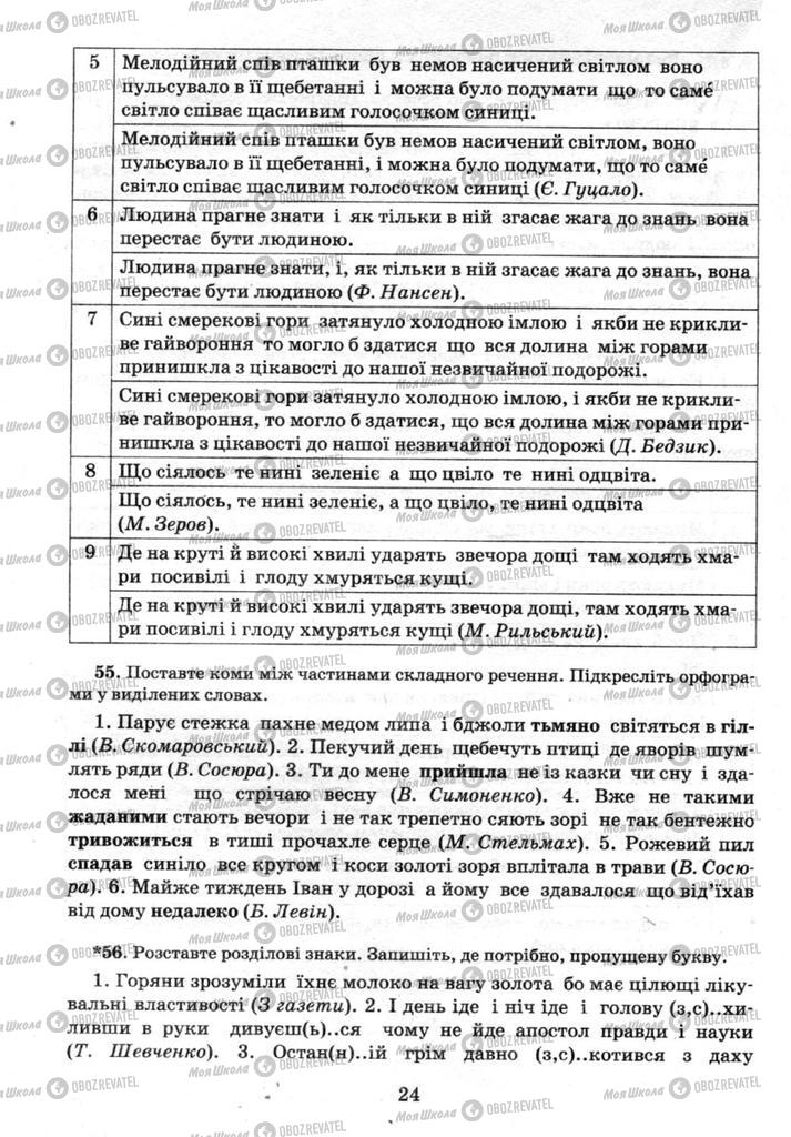 Підручники Українська мова 9 клас сторінка 24