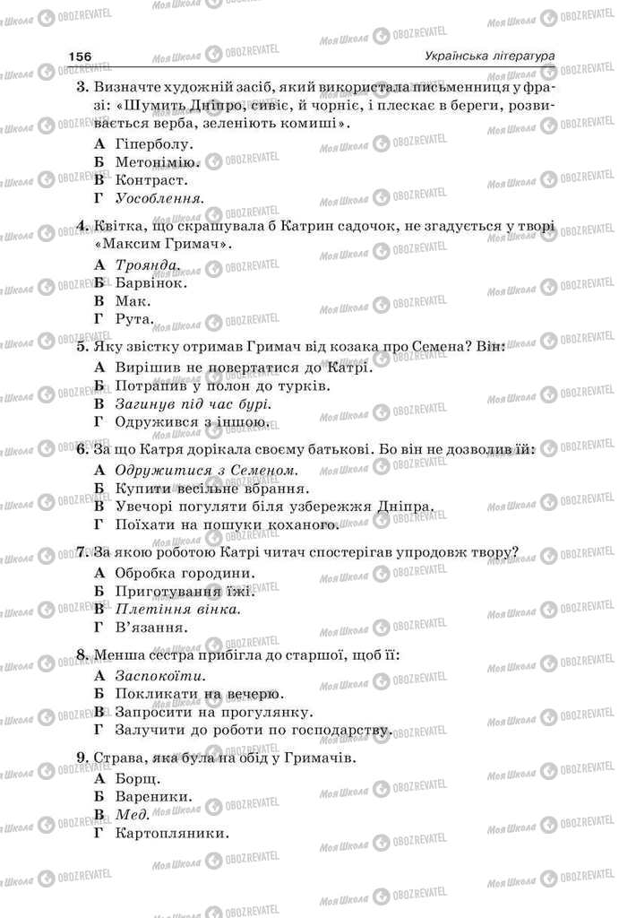 Підручники Українська мова 9 клас сторінка 156