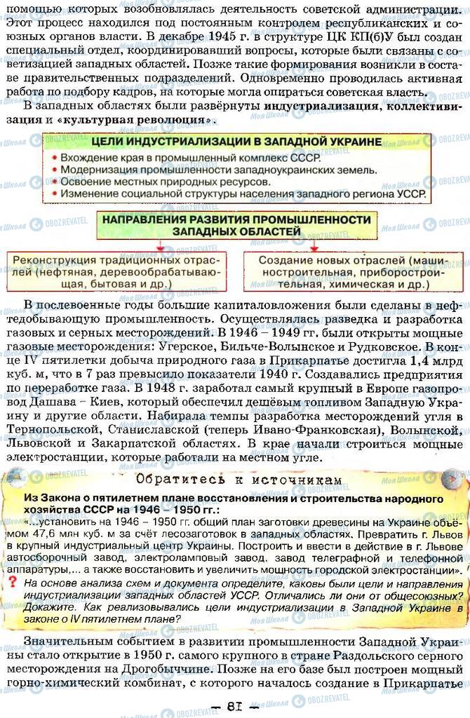 Учебники История Украины 11 класс страница 81