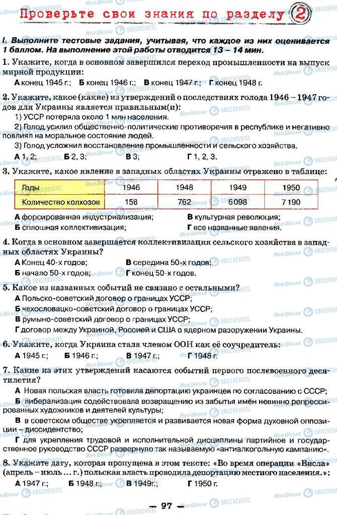 Учебники История Украины 11 класс страница 97