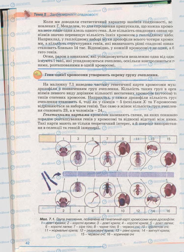 Учебники Биология 11 класс страница 42