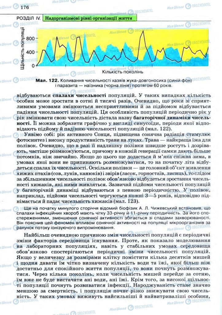 Підручники Біологія 11 клас сторінка 176