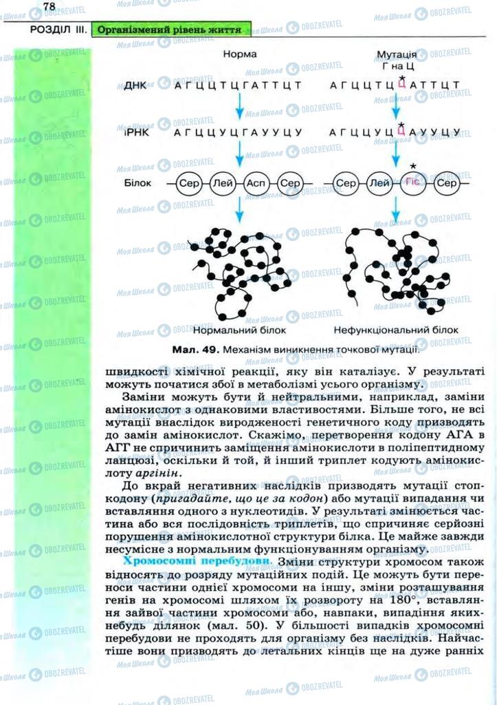 Учебники Биология 11 класс страница 78