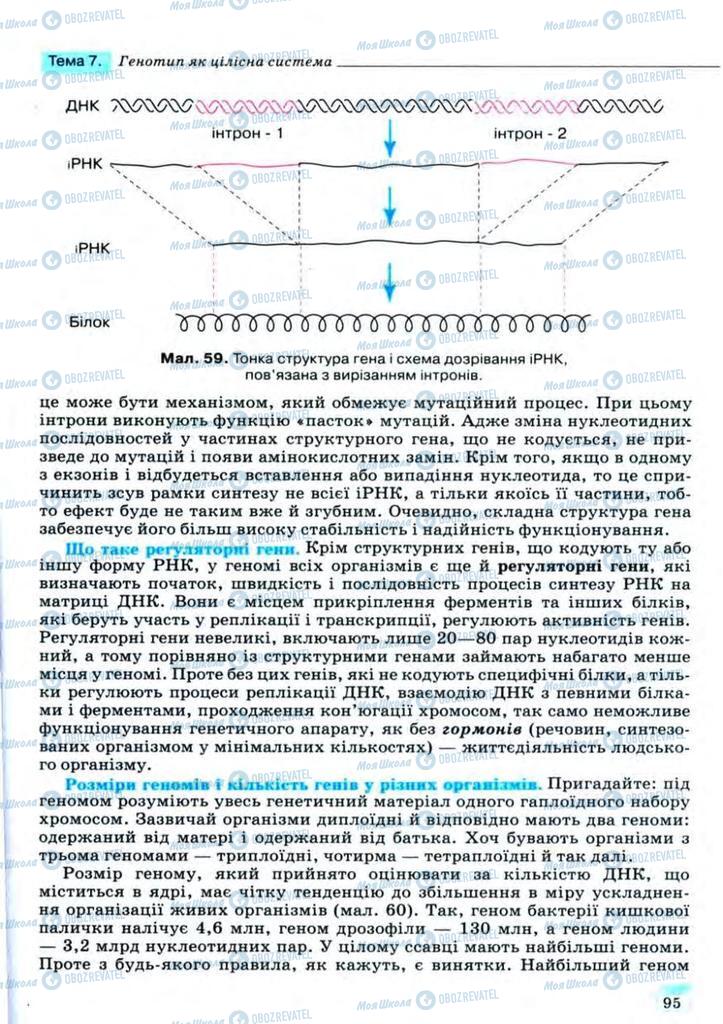 Підручники Біологія 11 клас сторінка 95