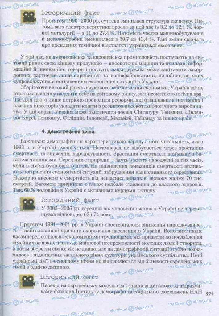 Учебники История Украины 11 класс страница 271