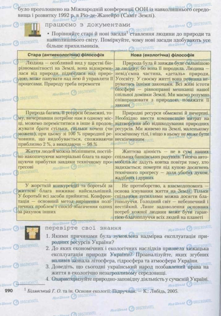 Учебники История Украины 11 класс страница 290