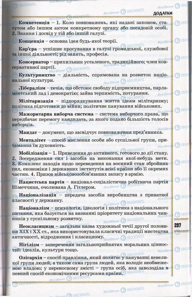 Підручники Історія України 11 клас сторінка 297