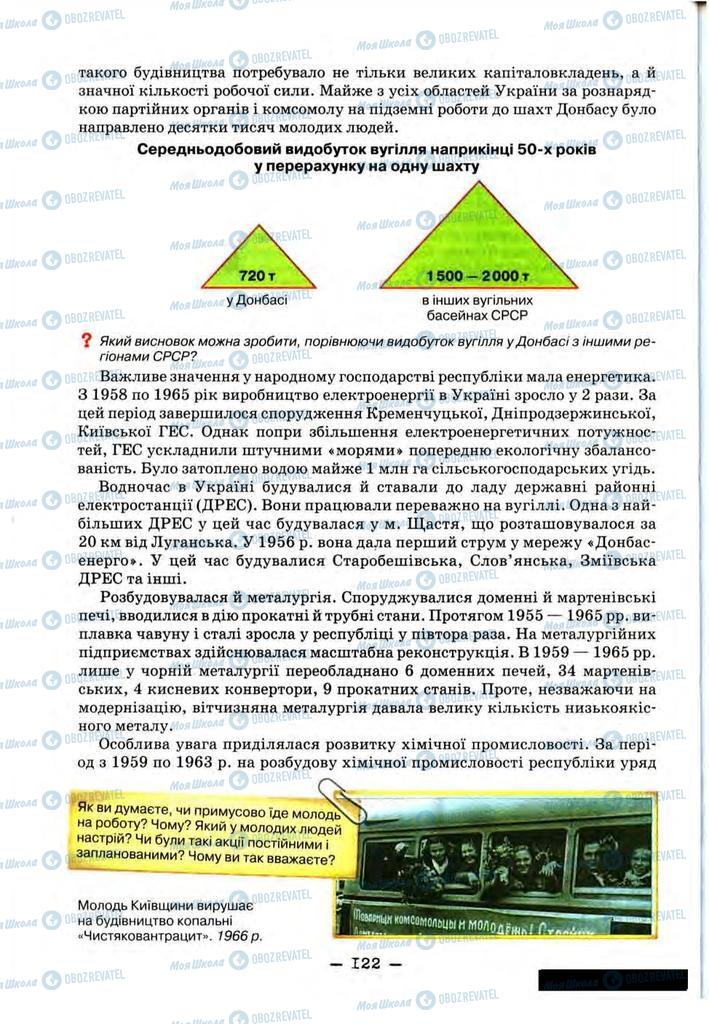 Підручники Історія України 11 клас сторінка 122