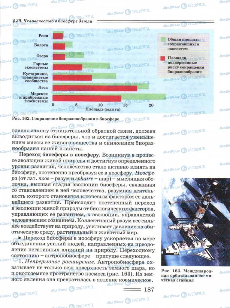 Учебники Биология 11 класс страница 187