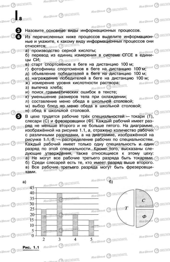 Підручники Інформатика 10 клас сторінка  8