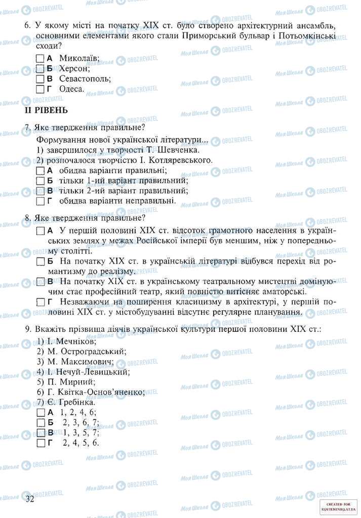 Учебники История Украины 9 класс страница  32