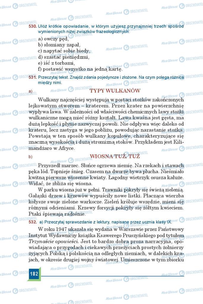 Учебники Польский язык 9 класс страница 182