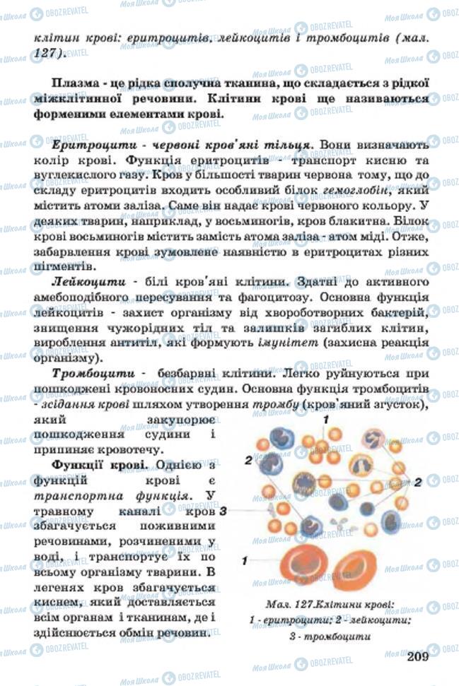 Учебники Биология 7 класс страница 209