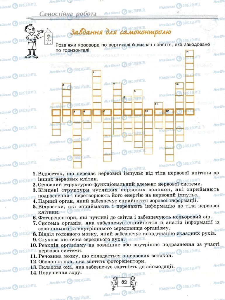 Учебники Биология 8 класс страница 82