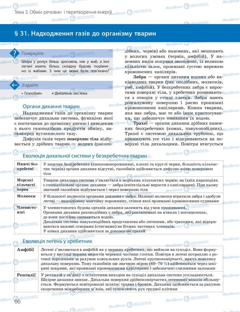 Учебники Биология 10 класс страница 66