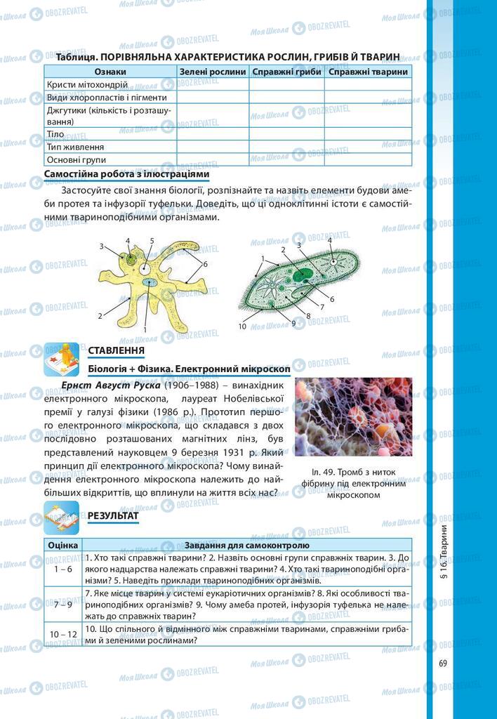 Учебники Биология 10 класс страница 69