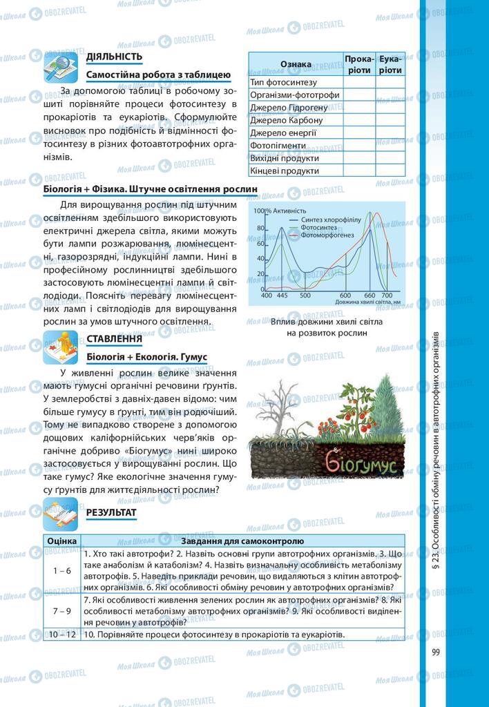 Учебники Биология 10 класс страница 99