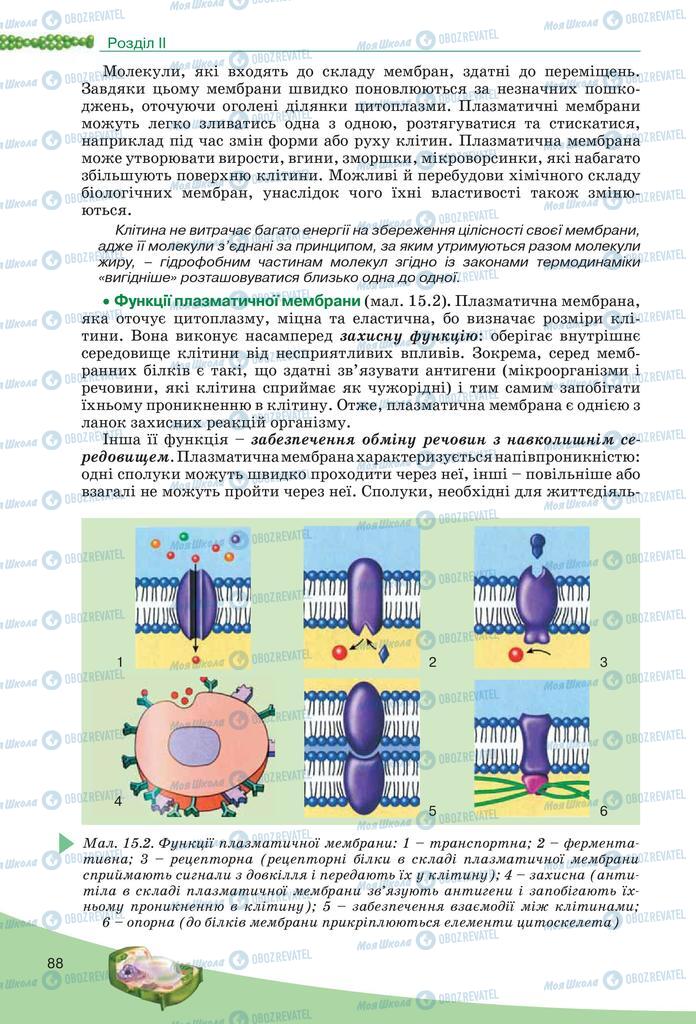 Підручники Біологія 10 клас сторінка  88