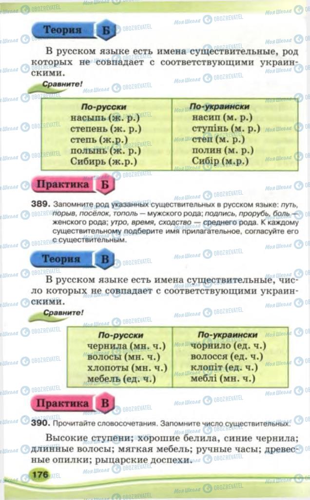 Учебники Русский язык 5 класс страница 176