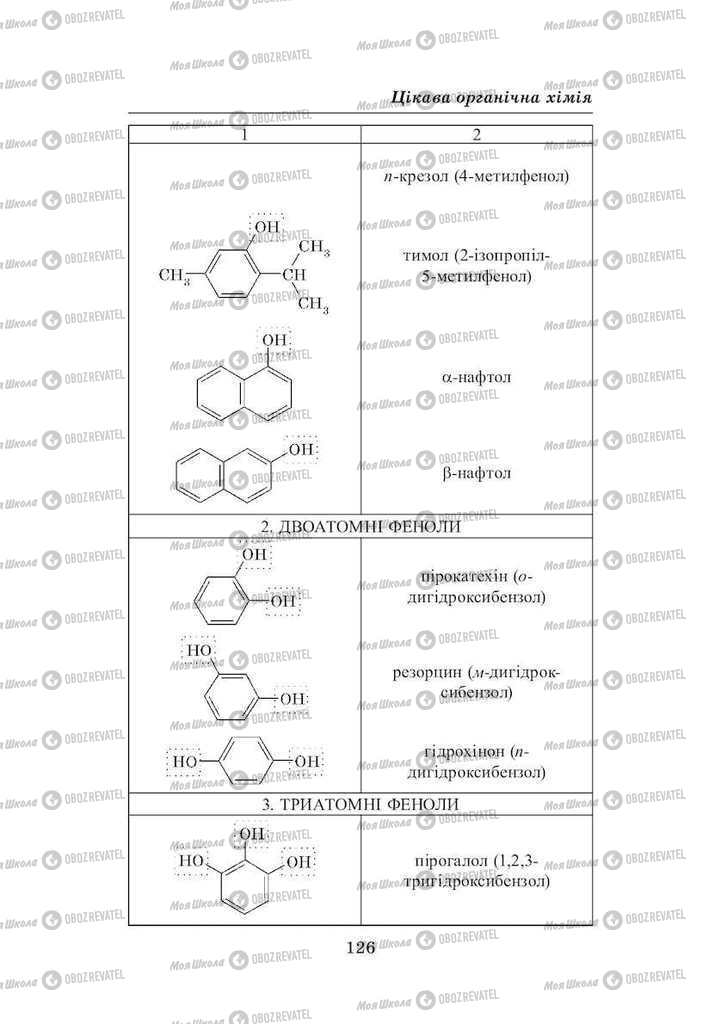 Підручники Хімія 8 клас сторінка 126