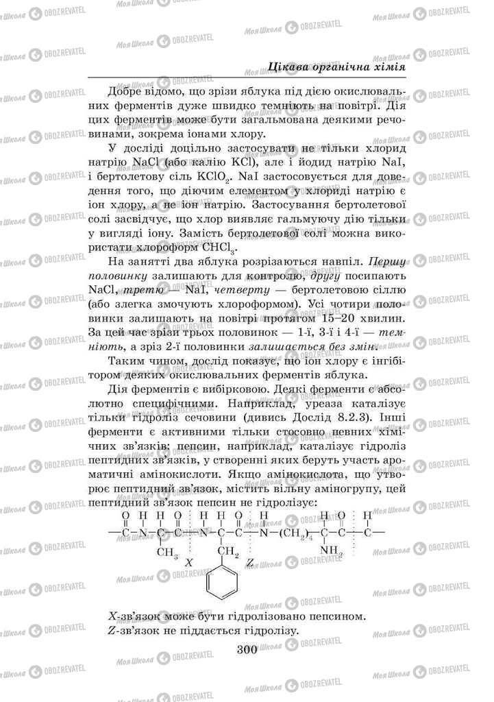Підручники Хімія 8 клас сторінка 300