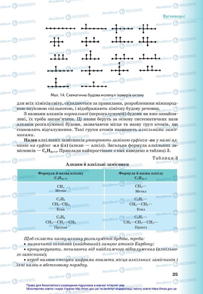 Учебники Химия 10 класс страница 25
