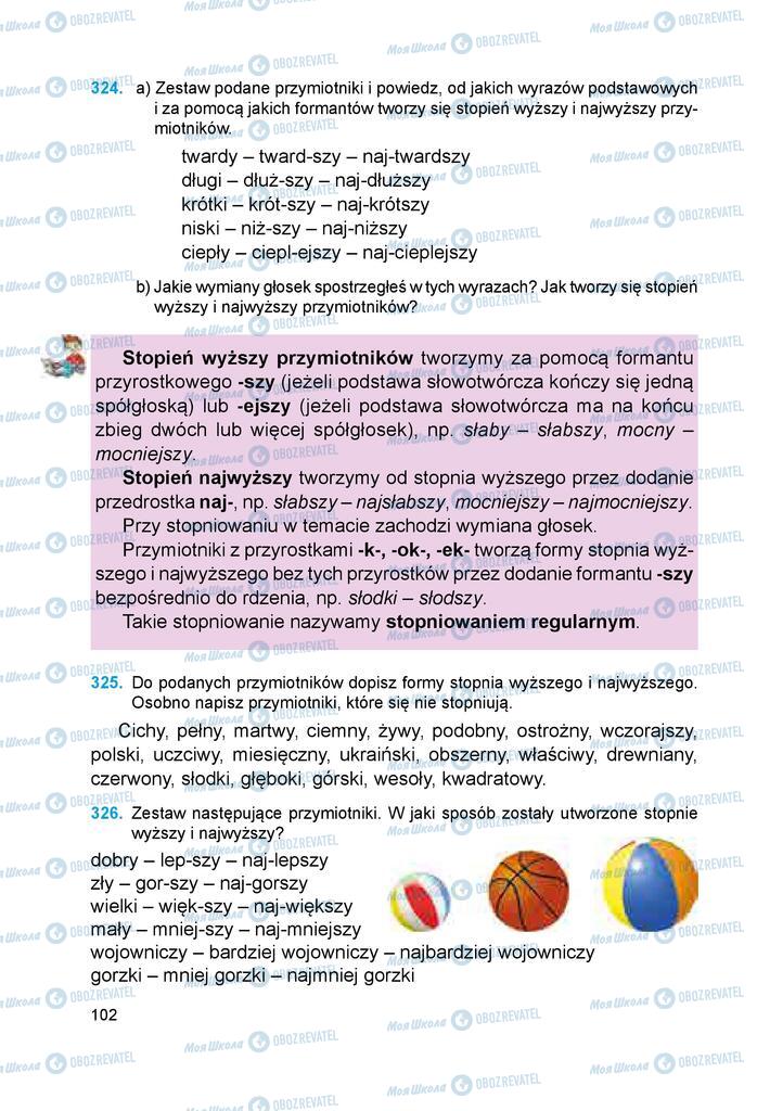 Підручники Польська мова 6 клас сторінка 102